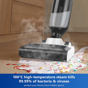 Nouvelle génération de nettoyeur de sols professionnel pour hôtels, aspirateur vapeur humide et sec avec filtration HEPA, 1500W, aspirateur vapeur et serpillière - Product Image 3