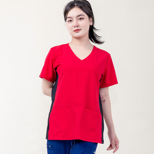 FMF ODM/OEM Superventas Médico Scrubs Enfermera Camisa VN Fabricante verificado Tejido Poliéster/Algodón Manga corta Hospitales - Product Image 1