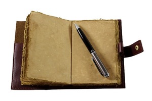Rustic <b>Charm</b> With Decorative Faux Leather Strap <b>Stitched</b> On The Cover Adds Antique Magic To This Lovely Vintage Looking Journal - Product Image 5