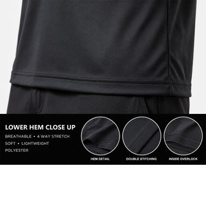 T-shirt de sport oversize pour homme, tendance, anti-transpiration, léger, respirant, anti-rétrécissement, à prix abordable - Product Image 3