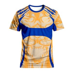 Maillot de football court à col ras du cou 100 % polyester personnalisé en gros pour adultes, sublimé avec nom et numéro d'équipe, respirant pour l'entraînement de football - Product Image 1