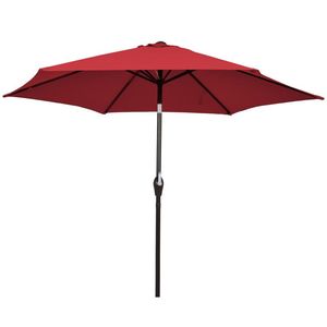 Parasol de terrasse extérieur de 3 mètres avec réglage d'inclinaison et manivelle pour votre espace de terrasse - Product Image 1