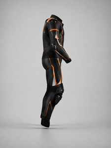 Black <b>Summer</b> Biker Moto Leather <b>Motorcycle</b> Racing Suit <b>Jacket</b> Trousers Set Breathable Waterproof Windproof Plus Size Protective - Product Image 4