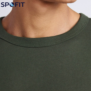 T-shirts pour hommes en coton 100% tricoté respirant, imprimés sur mesure, style tendance, haute qualité, vente en gros, vêtements de sport confortables - Product Image 5