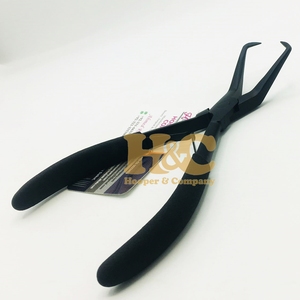 HOOPER COMPANY Pince à extensions capillaires professionnelle étanche, en acier inoxydable doré, pour micro-anneaux, avec logo durable et boucle facile - Product Image 6