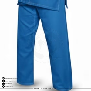 เสื้อกิโมโน BJJ แบบไม่มีแขน ปักโลโก้ได้ ผลิตจากผ้าฝ้าย 100% ทอลายเพิร์ลวีฟ สำหรับนักกีฬากราปลิงมืออาชีพ ชุดฝึกซ้อมแบบไม่มีแขน - Product Image 3