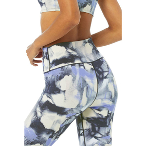 เลกกิ้งโยคะผู้หญิงทรงสวย เอวกลาง ระบายอากาศได้ดี ต้านเชื้อแบคทีเรีย ผ้าถักเนื้อแน่น ความยาวระดับเข่า ป้องกันการเกี่ยวขาดง่าย - Product Image 6