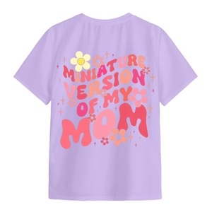 Camiseta de Manga Corta con Cuello Redondo, 100% Algodón, Tejido Casual, Ecológico, Antiencogimiento, Secado Rápido, Antipilling, Transpirable, Tallas Grandes, Estampada - Product Image 4