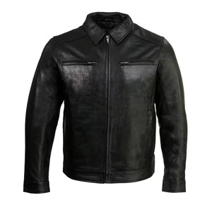 Chaqueta de cuero para hombre de alta calidad con tela de textura suave y comodidad duradera para uso diario en invierno. - Product Image 1