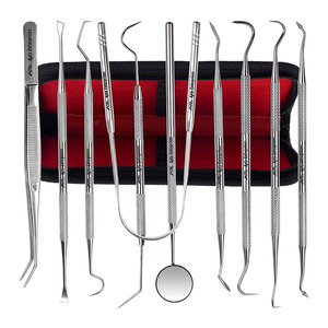 Teeth Cleaning Tools Set Ergonomic Grip Advanced Oral Care Hygiene Dental Professional Manual Stainless Steel <b>Plaque</b> <b>Remover</b> - Product Image 4