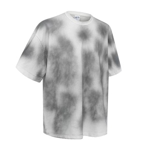 T-shirt en coton surdimensionné vintage personnalisé pour homme, style streetwear, lavage à l'acide, pour un usage quotidien - Product Image 2