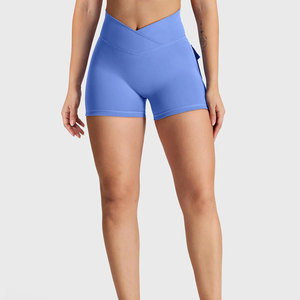 Shorts de sport personnalisés, très demandés, légers, coupe classique, confortables, respirants, pour la course et la gym, taille mi-haute, taille élastique unie, séchage rapide - Product Image 5