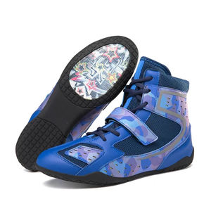 Chaussures de boxe unisexe très demandées pour l'entraînement / Chaussures de boxe robustes pour hommes, taille personnalisable, faible MOQ - Product Image 1