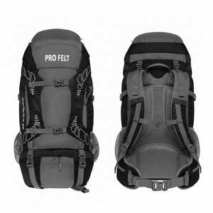 Mochila Oxford 900 de Gran Capacidad, 70L, para Exteriores, Impermeable, con Sistema de Soporte Ergonómico, Diseño Personalizado, Resistente - Product Image 2