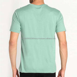Camiseta Deportiva de Manga Corta Holgada de Algodón para Hombre, Transpirable, para Correr al Aire Libre, con Diseño de Logotipo Personalizado, Color Sólido, Camisetas de Verano para Hombre - Product Image 3