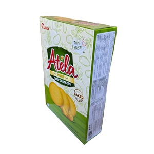 Thin Crispy ATELA Potato Crackers 342G Light Tasty Snack Suministro OEM - Product Image 6