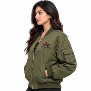 Blouson Bomber Matelassé Professionnel pour Femme 2026 – Respirant, Toutes Tailles Disponibles, Vente Directe Usine, Coton, Rivets, Service OEM - Product Image 4