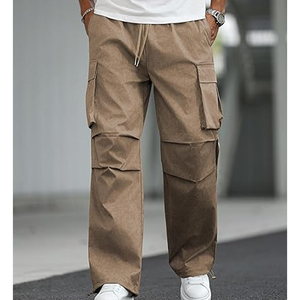 กางเกงกีฬาขายาวของผู้ชายกางเกงเอวยางยืดออกแบบได้ตามต้องการ - Product Image 3