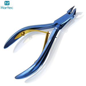 Cortacutículas Azul y Dorado, Servicio OEM ODM, Cortacutículas de Acero Inoxidable de Alta Precisión, Herramientas Profesionales de Manicura y Pedicura - Product Image 3