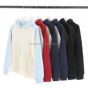 Nouveau Design Couleur Contraste Sweat À Capuche Personnalisé Brodé Deux Tons Hoodies Tye Dye Hoodie - Product Image 1