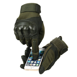 Guantes de Motocicleta con Protección de Fibra de Carbono en los Nudillos, Transpirables, Antideslizantes, Palma Reforzada de Cuero, Cierre con Cordones, para Verano - Product Image 5