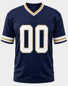 Jersey de Fútbol Americano Personalizable de Alta Calidad para Hombre, con Mangas Cortas, Transpirable y Antibacteriano, Tejido de Poliéster Duradero - Product Image 5