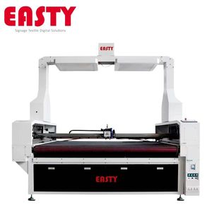 Cortadora Láser de Visión Panorámica Easty de 100W CO2 para Marcado de Tela, Máquina de Corte de Prendas y Etiquetas de Rollo a Rollo - Product Image 1