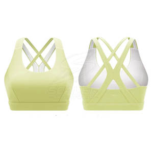 Sujetador Deportivo Cómodo, Ligero y Sencillo con Logotipo Frontal, Tejido Transpirable y Ecológico para Entrenamientos de Gimnasio para Mujeres - Product Image 4