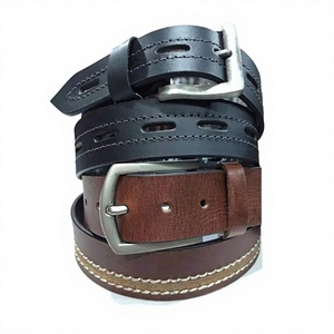 Men's Vintage Eco-Friendly Cow Hide Solid Casual Belt with Steel Skull Buckle 3.8cm X 138cm Jeans <b>Pants</b> Office Wear Wedding - Product Image 5