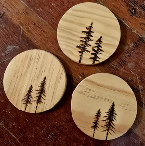 Walnut Handmade Wooden Drink <b>Tea</b> <b>Coaster</b> Personalized Hotel Restaurant Tableware Kitchenware <b>Coasters</b> - Product Image 1