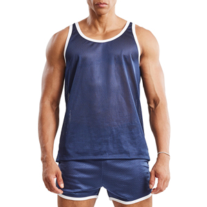 High Performance <b>Men</b> Tank Top Quick Dry Training <b>Singlet</b> For Bodybuilding And Weightlifting Athletic Sleeveless Shirt - Product Image 1
