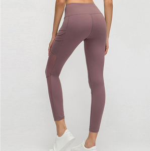 Servicio OEM, Leggings de Yoga de Cintura Media para Mujer, Cómodos, Estilo Casual, Logotipo Personalizable, Transpirables, Spandex/Poliéster - Product Image 2