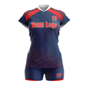 ทีมวอลเลย์บอลหญิงคุณภาพสูงพร้อมเสื้อเจอร์ซีย์ซับเหงื่อและกางเกงขาสั้นยืดหยุ่นทนทานสำหรับการฝึกซ้อมและการแข่งขันประจำวัน - Product Image 1