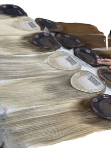 วิกผมแท้คุณภาพเยี่ยมสำหรับผู้หญิงที่ปิดด้านบนของผมจริง - Product Image 5