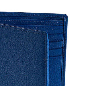 Personalized Genuine Leather Eco-Friendly Breathable Open Short Men's Compact <b>Smart</b> Design Storage <b>Wallet</b> for Work Travel - Product Image 5