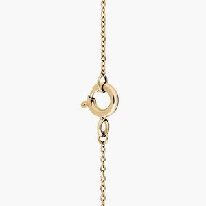 สร้อยข้อมือทองคำ 14K สีเหลือง ประดับเพชรทรงกลมเพาะเลี้ยงในห้องปฏิบัติการ - Product Image 5