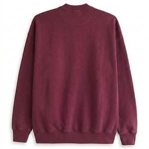 เสื้อสเวตเชิ้ตคอกลมผ้าฟลีซเนื้อนุ่มแบบลำลอง Eco Smart Solid Washed ผลิตจากผ้าฝ้าย 100% สำหรับผู้ชาย ฤดูใบไม้ร่วง ODM แพ็ค 1 หรือ 2 ตัว - Product Image 2