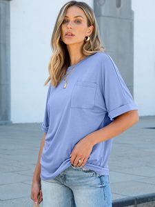 Camisetas de Mujer de Color Sólido a Precio Económico, Camisetas de Mujer al por Mayor, Camisetas de Mujer con Diseño Único, Camisetas de Mujer Estilo Primavera Verano - Product Image 3