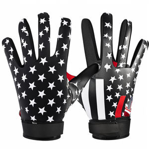 Gants de football américain personnalisés imprimés, design léger et 100 % respirant avec votre propre logo personnalisé - Product Image 2