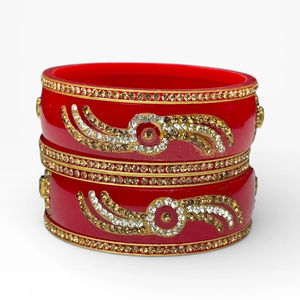 Juego de Brazaletes Acrílicos Románticos Premium 2026 con Borde de Perlas, Chapado en Oro, Moderno, para Bodas, Uso Festivo, Precio al por Mayor - Product Image 1