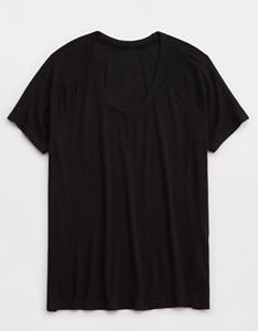 เสื้อยืดผู้หญิงทรงสลิมฟิต ไหล่ตก แต่งรู ผ้าวินเทจ 180gsm ขายส่งแบบ OEM ODM เสื้อผ้าลำลองฤดูร้อน คุณภาพสูง - Product Image 3