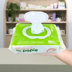 Lingettes humides pour bébé, nettoyage doux, prévient les érythèmes, apaise la peau rouge et irritée, hydrate et protège la barrière cutanée - Product Image 5