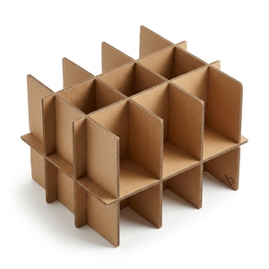 Custom Corrugated Box Grid Divider Independent <b>Cardboard</b> Paper Partition Separator - Product Image 1