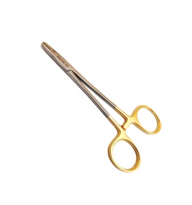 Portaagujas Derf Premium con Punta de Carburo de Tungsteno, Mango Dorado de Grado Profesional, Portaagujas Quirúrgico TC - Product Image 3
