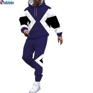 Conjunto Deportivo Personalizado para Hombre, Estilo Casual, Estampado, Transpirable, con Múltiples Bolsillos, Sudadera con Cremallera y Pantalones Deportivos, 2 Piezas - Product Image 6