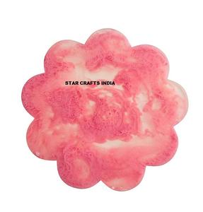 Posavasos de Cristal de Ágata Vintage con Elegante Borde Dorado, Perfecto para Decoraciones de Mesa de Lujo y Decoración del Hogar Sofisticada - Product Image 2