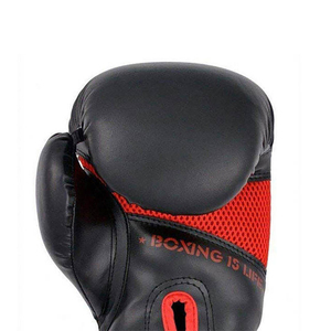 Gants de boxe d'entraînement professionnels en cuir de vachette de haute qualité, logo personnalisé, respirants, tailles 8oz et 12oz pour le sport - Product Image 6