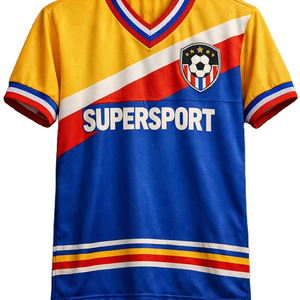 เสื้อฟุตบอลย้อนยุคพรีเมียม ระบายอากาศได้ดี เสื้อฟุตบอลคลาสสิก สั่งทำได้ ขายส่งจำนวนมาก สำหรับผู้ชาย - Product Image 1