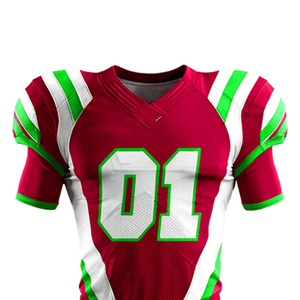 Uniforme de Fútbol Americano Personalizado de Alta Calidad, Tela Transpirable, Sublimado, Uniforme de Fútbol con Estampado Personalizado, Kit de Equipo Personalizado - Product Image 3