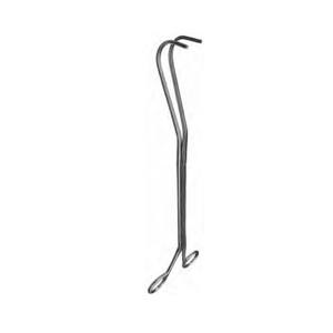 Pinces Harken courbées No.1 pour VATS, tige de 10 mm, mâchoires atraumatiques DeBakey 1x2 sans cliquet, longueur de travail 25 cm, longueur totale 35,5 cm – ZETOMEDPRO - Product Image 1